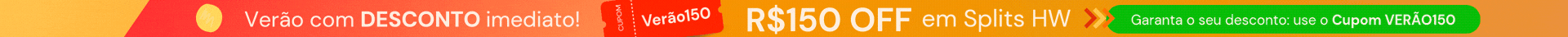 R$150 de desconto em Splits Hi Wall com cupom!