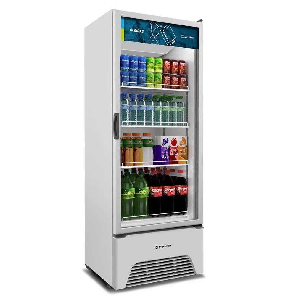 Expositor Vertical Refrigerado Optima VB52AH 572L 1 Porta Branco