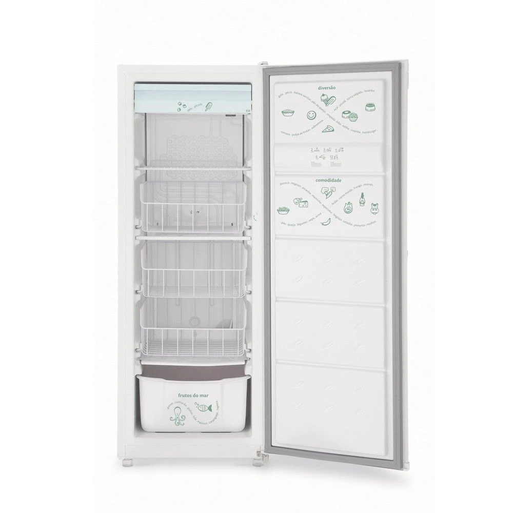 Freezer Vertical Consul CVU18GBBNA Degelo Manual 121L Branco com
