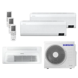 Ar Condicionado Multi Tri Split HW e K7 Samsung Wind Free 28000 BTU (2x12000+1x24000) Quente e Frio Inverter R410 220V (AJ080AXJ4KH/AZ) Ar Condicionado Multi Tri Split HW e K7 Samsung Wind Free 28000 BTU (2x12000+1x24000) Quente e Frio Inverter R410 220V (AJ080AXJ4KH/AZ)