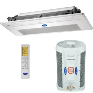 Ar Condicionado Split Cassete Carrier 1 Via 24000 BTUS Frio Inverter 220V Monofásico 38TVCD24515MC Ar Condicionado Split Cassete Carrier 1 Via 24000 BTUS Frio Inverter 220V Monofásico 38TVCD24515MC