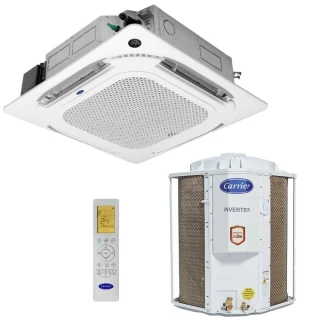Ar Condicionado Split Cassete Carrier 4 Vias 24000 BTUs Frio Inverter 220V Monofásico 38TVCD24515MC Ar Condicionado Split Cassete Carrier 4 Vias 24000 BTUs Frio Inverter 220V Monofásico 38TVCD24515MC