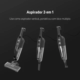 Aspirador de Pó Wap Power Speed Max PR30 3 em 1 1600W 220V Aspirador de Pó Wap Power Speed Max PR30 3 em 1 1600W 220V