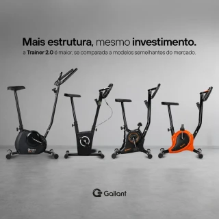 Bicicleta Ergométrica Gallant Trainer 2.0 Vertical Até 100kg (GBE1HBTC-PT) Bicicleta Ergométrica Gallant Trainer 2.0 Vertical Até 100kg (GBE1HBTC-PT)