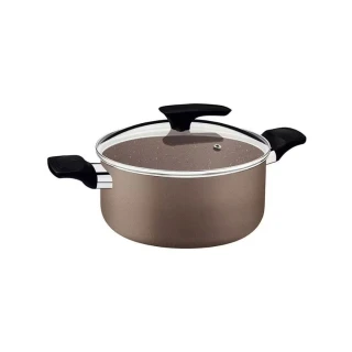Caçarola Milazzo Alumínio Antiaderente Starflon Max 20CM Amêndoa Tramontina