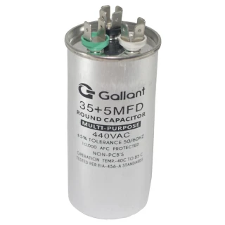 Capacitor Gallant CBB65 35+5µF ±5% 440VAC - (GCP35D05A-IX440)