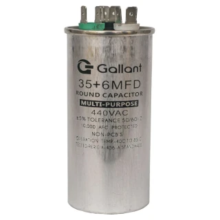 Capacitor CBB65 Gallant 35+6µF ±5% 440VAC - (GCP35D06A-IX440)