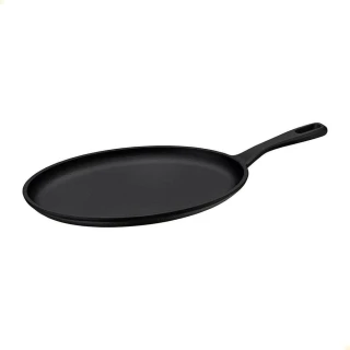 Chapa Oval Fargo Frigideira Ferro Fundido com Revestimento Antiaderente 18CM Pre-seasoned 0,4L Chapa Oval Fargo Frigideira Ferro Fundido com Revestimento Antiaderente 18CM Pre-seasoned 0,4L