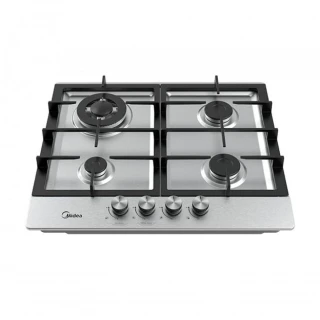 Cooktop a Gás Midea CYB4B 4 Bocas Inox Tripla Chama Acendimento Automático Inox Bivolt Cooktop a Gás Midea CYB4B 4 Bocas Inox Tripla Chama Acendimento Automático Inox Bivolt