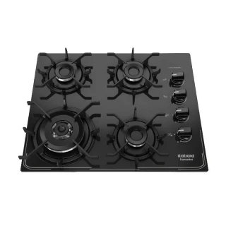 Cooktop Itatiaia Itamaster 4 Bocas Vidro Preto Bivolt 3700000341 Cooktop Itatiaia Itamaster 4 Bocas Vidro Preto Bivolt 3700000341