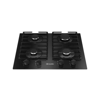 Cooktop Mueller 4 Bocas Vidro Preto Com Grade Dupla Bivolt MCG4BM Cooktop Mueller 4 Bocas Vidro Preto Com Grade Dupla Bivolt MCG4BM