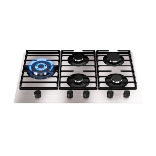 Cooktop Mueller 5 Bocas Alumínio Tripla Chama Com Grade Dupla Bivolt MCG5BL Cooktop Mueller 5 Bocas Alumínio Tripla Chama Com Grade Dupla Bivolt MCG5BL