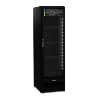 Expositor Vertical Metalfrio 343L 220V Slim 1 Porta Preto VB28R
