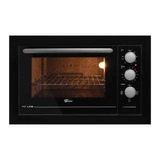 Forno Elétrico de Embutir Fischer Fit Line Preto 48L 127V 34493-95481