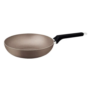 Frigideira Funda Milazzo Alumínio Antiaderente 24CM Bege Tramontina Frigideira Funda Milazzo Alumínio Antiaderente 24CM Bege Tramontina