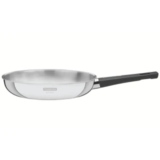 Frigideira Grano Baquelite Aço Inox Corpo Triplo 26cm 2,2L Tramontina Prata