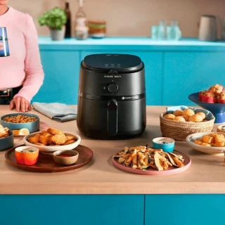 Fritadeira Air Fryer Serie 1000 XL Philips Walita 6,2L Preta NA130 1700W 127V