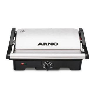 Grill Arno Dual Inox com Abertura de 180º Gnox 1100W 220V