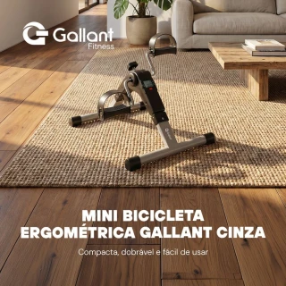 Mini Bicicleta Ergométrica Cicloergômetro Gallant Cinza C/ Display (GBE1HNAA-CZ) Mini Bicicleta Ergométrica Cicloergômetro Gallant Cinza C/ Display (GBE1HNAA-CZ)