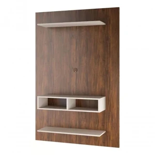 PAINEL VIERO DENALI IMBUIA/OFF WHITE COM NICHO (20572)