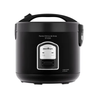 Panela de Arroz Elétrica Britânia BPA06A 2L 400W Revestimento Antiaderente Preto 220V