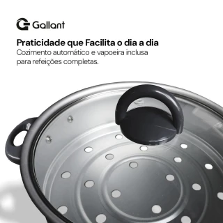 Panela de Arroz Elétrica Gallant 10 Cups 127V (GRC10M03A-127BR)