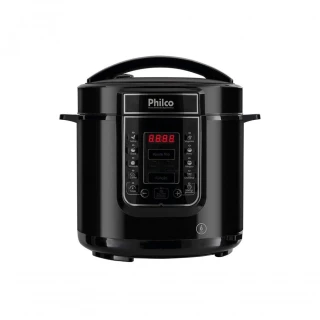 Panela de Pressão Elétrica Digital Philco PPP01P 6L 1000W Preta 220V