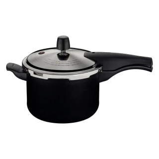 Panela de Pressão Vancouver Effect Alumínio Antiaderente 4,5L Preta Tramontina Panela de Pressão Vancouver Effect Alumínio Antiaderente 4,5L Preta Tramontina