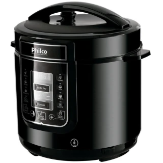 Panela Elétrica de Pressão Philco PPPP 01 6L 1000W Preto 220V