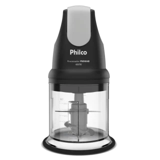 Processador de Alimentos Philco PMN04B 3 em 1 400W Preto 110V Processador de Alimentos Philco PMN04B 3 em 1 400W Preto 110V