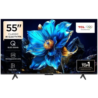 Smart TV 55'' TCL P7k 4K QLED com Google Preto Bivolt