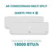 Ar Condicionado Bi Split Philco 18000 BTUs (HW 09K+12K) Quente e Frio Inverter 220V R32 (PAC18QW)
