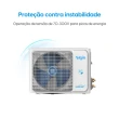 Ar Condicionado Cassete 1 Via Elgin One Air Inverter 12000 BTUS Quente e Frio 220V