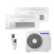 Ar Condicionado Multi Bi Split K7 1V Samsung Wind Free 24000 BTU (1x1200+1x18000) Quente e Frio Inverter R410 220V (AJ068AXJ3KH/AZ)