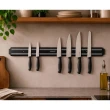 Barra Magnetica para Facas Plenus 26464110 em Polipropileno e Aco Inox para Parede Inox Tramontina