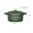 Caçarola EPCI62 Ferro Fundido Esmaltado 24CM Verde Electrolux