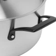 Caçarola Grano Black Funda Aço Inox Corpo Triplo 24CM 4,7L Tramontina