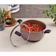 Caçarola Milazzo Alumínio Antiaderente Starflon Max 20CM Amêndoa Tramontina
