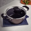 Caçarola Sicília Alumínio Antiaderente Starflon 24CM 4,3L Avelã Tramontina