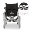 Cadeira de Rodas Dobrável Dellamed em Alumínio até 120kg D600 T48 6473