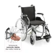 Cadeira de Rodas Dobrável Dellamed em Alumínio até 120kg D600 T48 6473