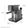 Cafeteira Espresso Electrolux Cápsula, Pó E Sache Experience Vaporizador De Leite Preta (ECM70) 110V
