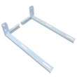 CAIXA 2 PARES SUPORTE SPLIT GALLANT PERFIL U PARA EVAPORADORA BRANCO