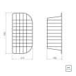 Cesta Aramada Morgana Maxi para Cubas de Sobrepor Aço Inox 304 Inox Tramontina