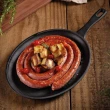 Chapa Oval Fargo Frigideira Ferro Fundido com Revestimento Antiaderente 18CM Pre-seasoned 0,4L