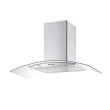 Coifa Parede Venezia Gallant Vidro Curvo Inox 90cm 127v GCO90VM1A-IX127