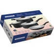 Conjunto de Panelas 4 Peças Linz Alumínio Antiaderente Starflon Max Preto Tramontina