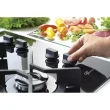 Cooktop a Gás Fischer Infinity 4 Bocas Vidro Temperado Preto Bivolt