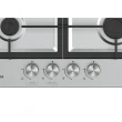 Cooktop a Gás Midea CYB4B 4 Bocas Inox Tripla Chama Acendimento Automático Inox Bivolt