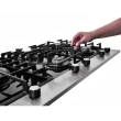 Cooktop Fischer Platinium 5 Bocas Vidro Preto Tripla Chama Bivolt 33810-92122
